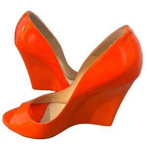 SOLD - Orange Jimmy Choo Heels